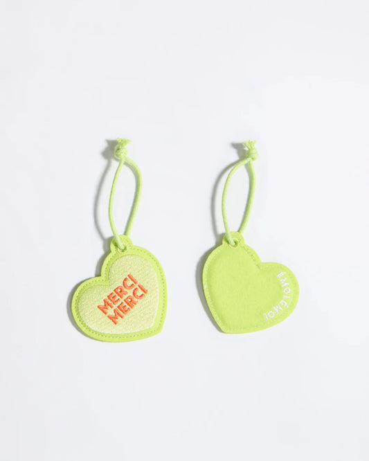 Porte-clés Merci merci - Vert