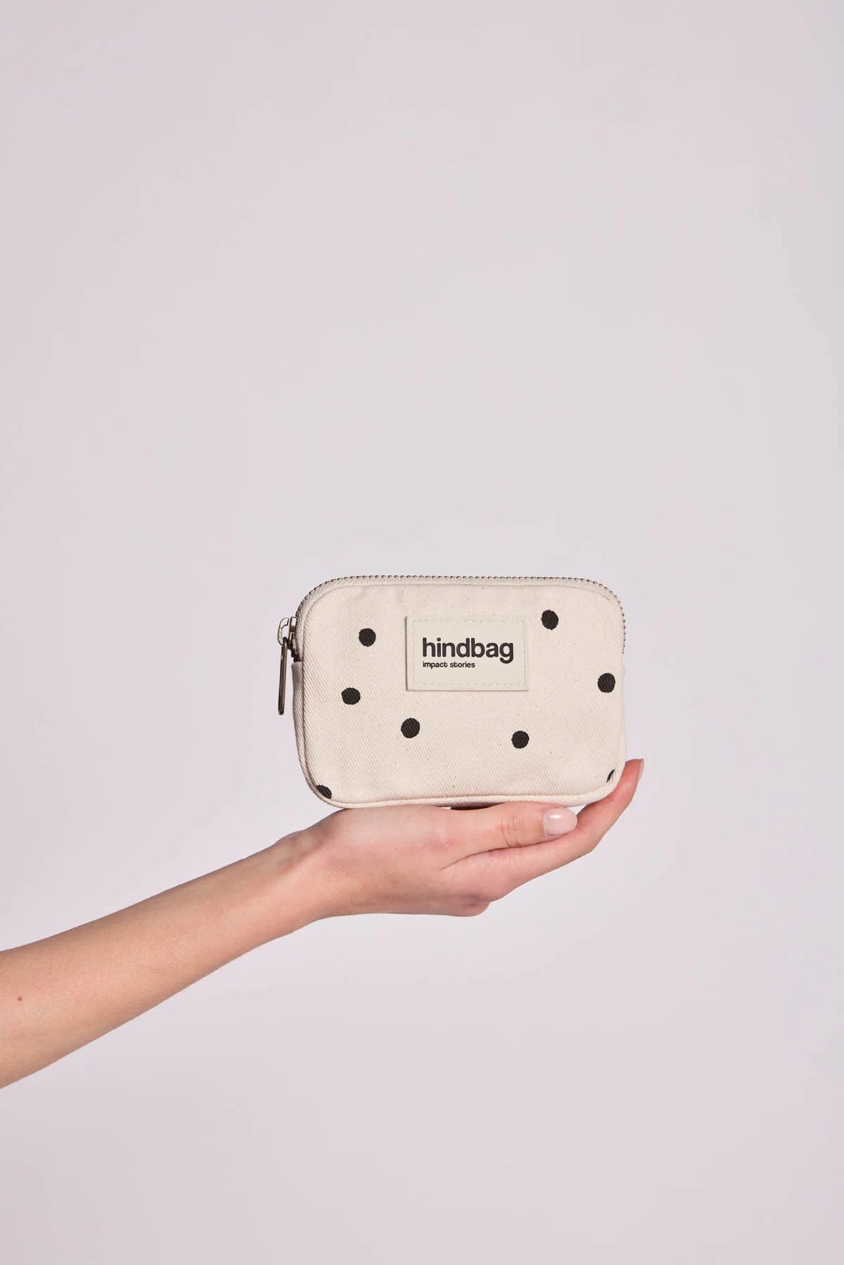 Porte-monnaie Lili - Pois écru