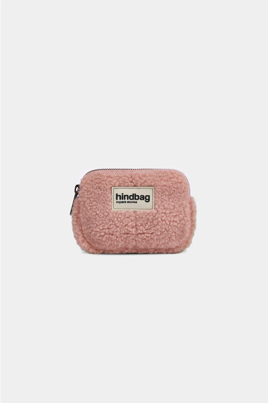 Porte-monnaie Lili - Teddy rose poudré — Hindbag , Lyon