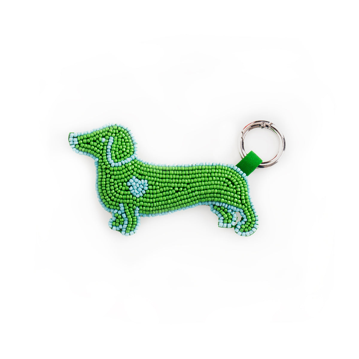 Porte-clés Teckel vert