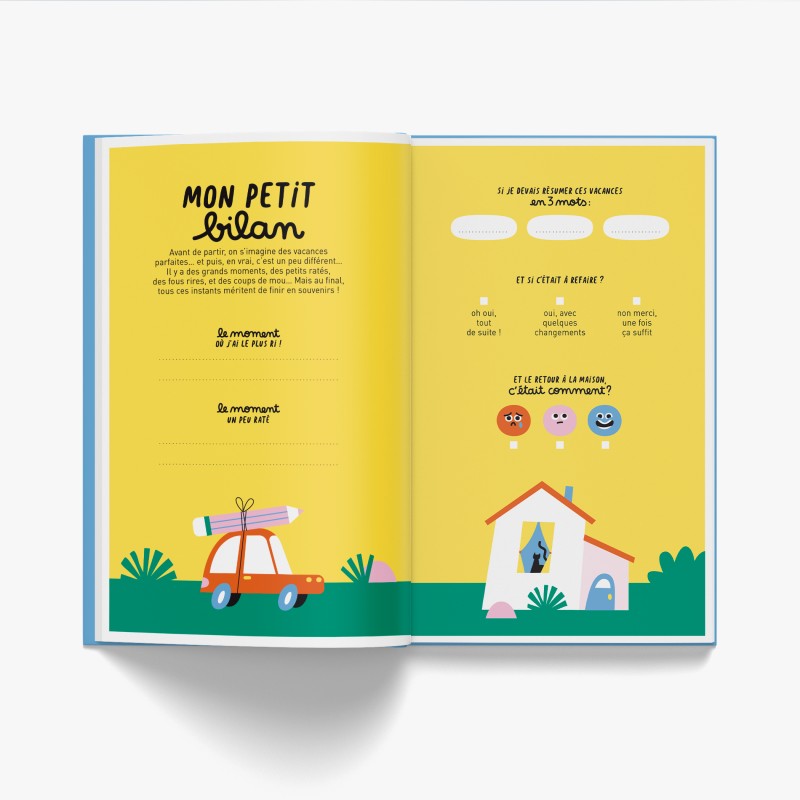 Cahier Pour ne rien oublier de tes vacances