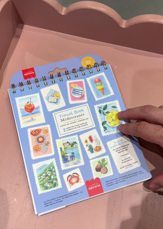 Carnet aquarelle travel book - Méditerranée