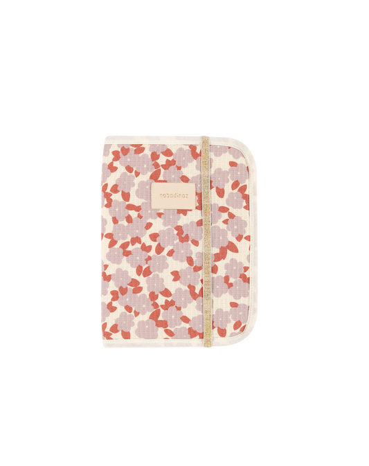 Protège-carnet de santé Poema - Mauve sakura