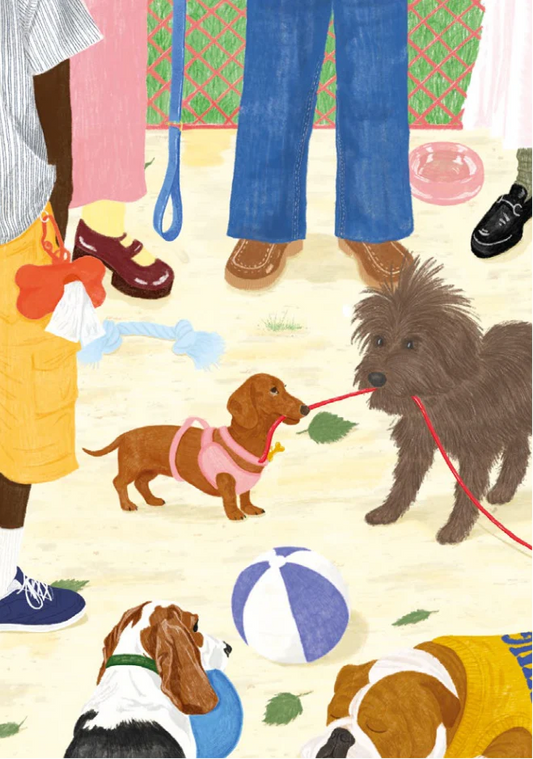 Mini puzzle Sortir le chien