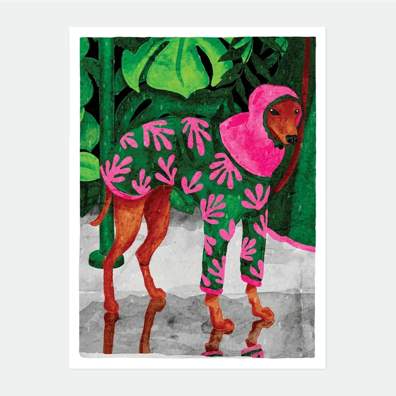 Affiche small - Rainy dog