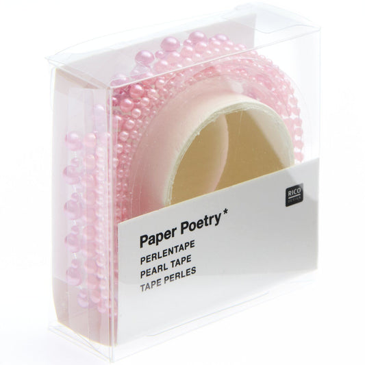 Masking tape perlé rose