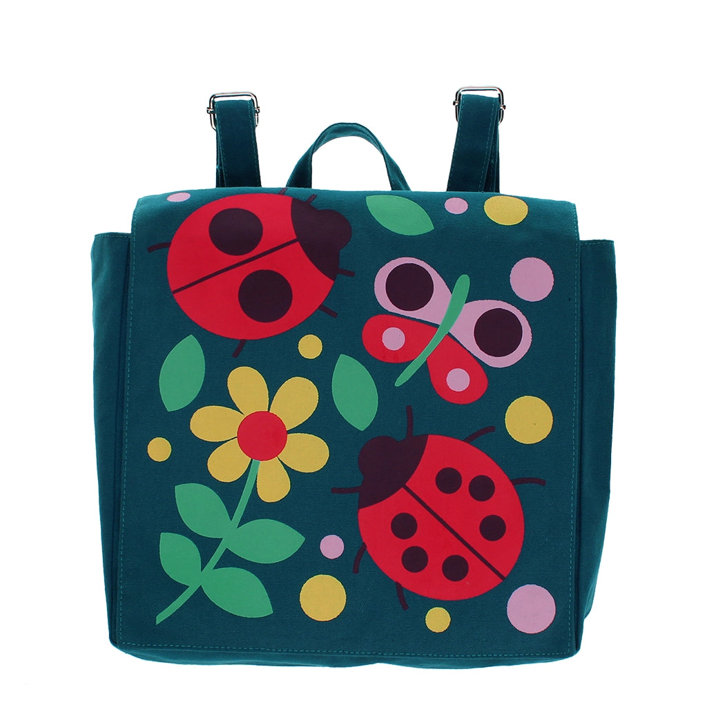 Mini sac-à-dos en toile - Coccinelle
