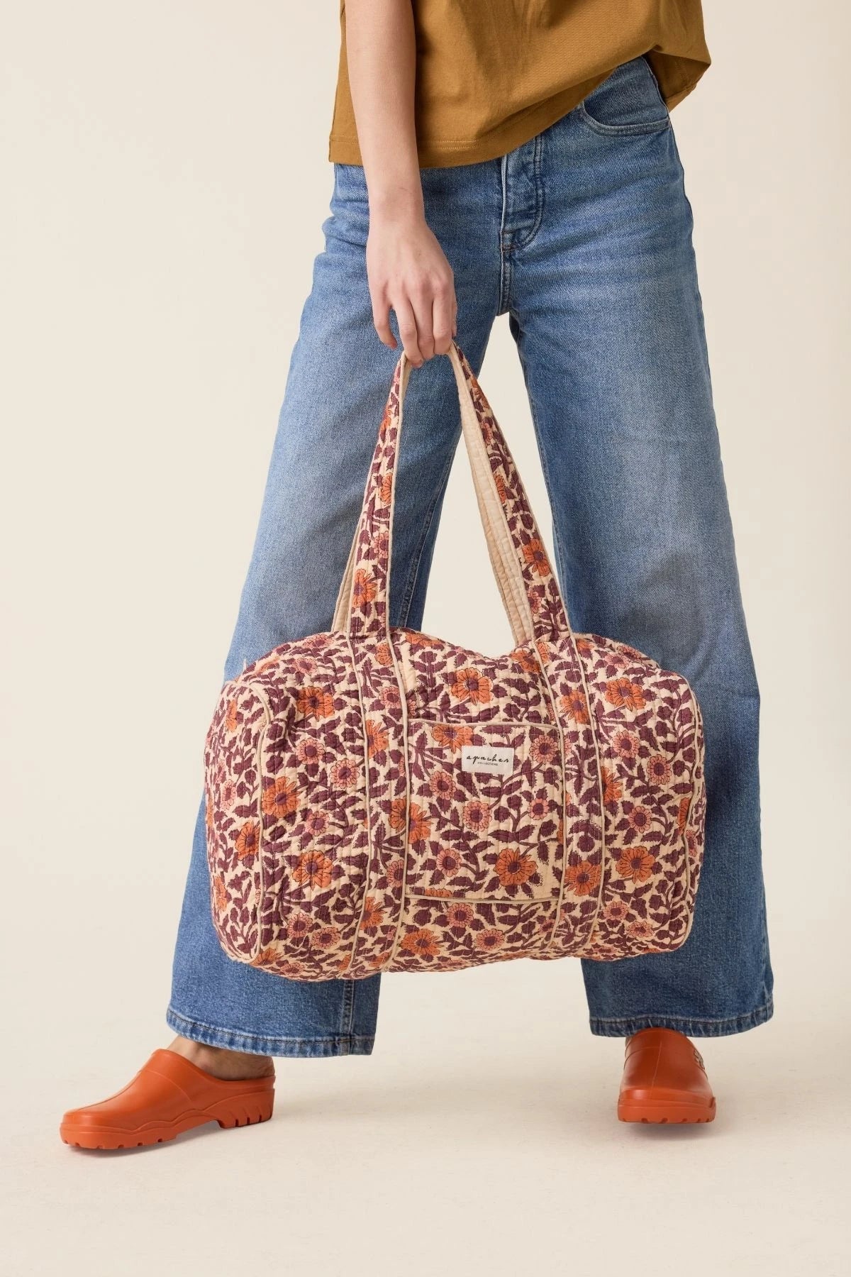 Sac Buddha - Coeur flamingo