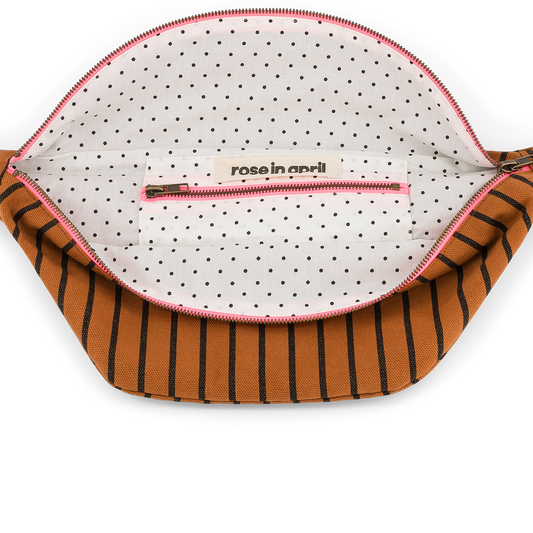 Sac banane rayures tennis - Ginger