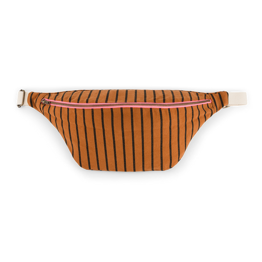 Sac banane rayures tennis - Ginger