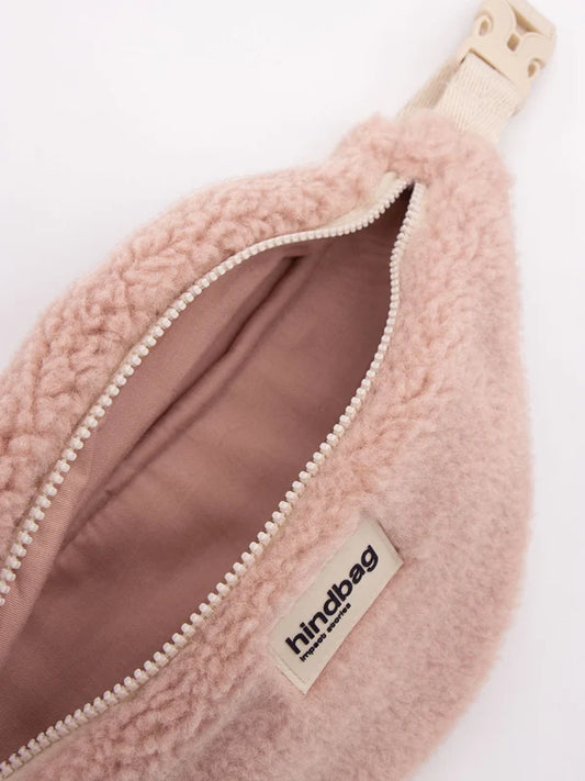 Sac banane enfant Augustin - Teddy rose poudré