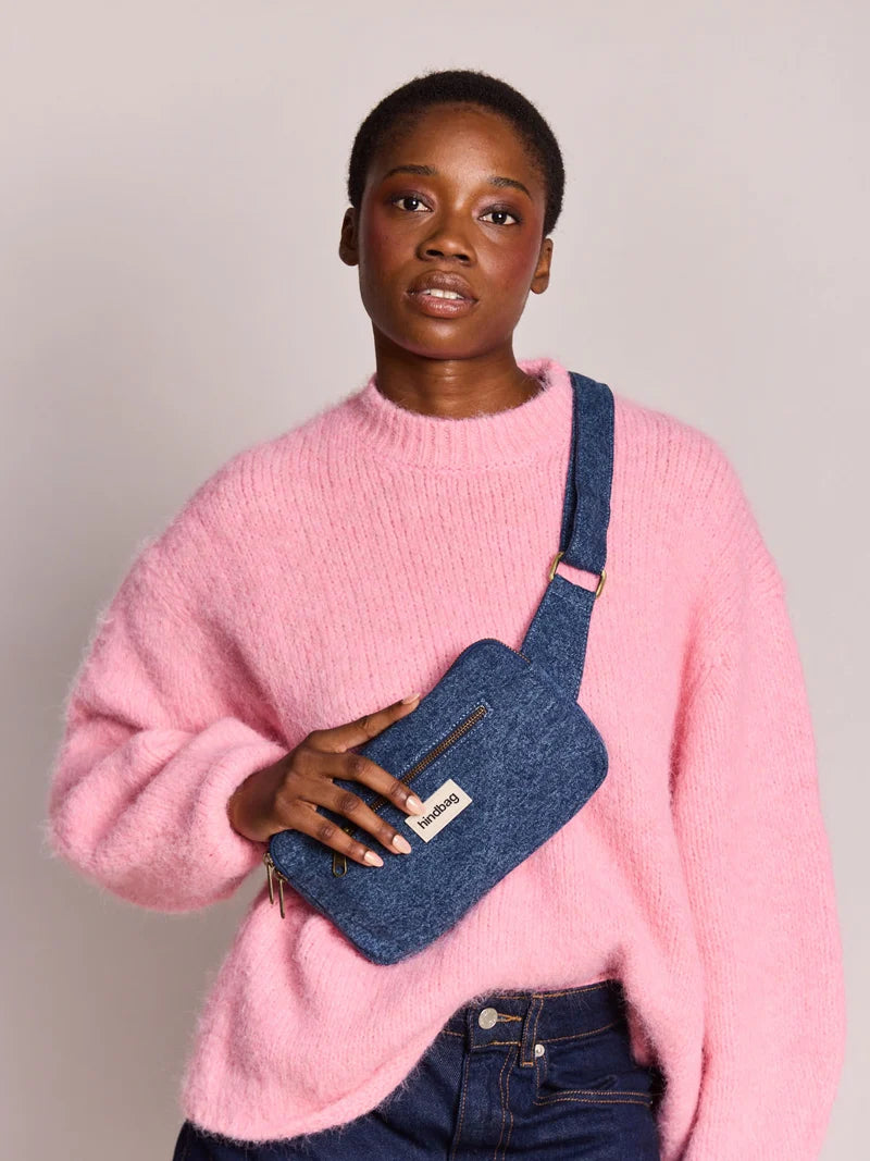 Sac banane Harry - Denim bleu foncé