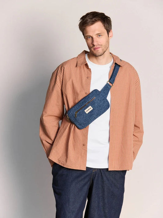 Sac banane Harry - Denim bleu foncé