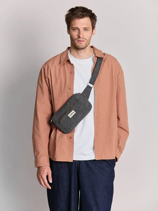 Sac banane Harry - Denim gris foncé