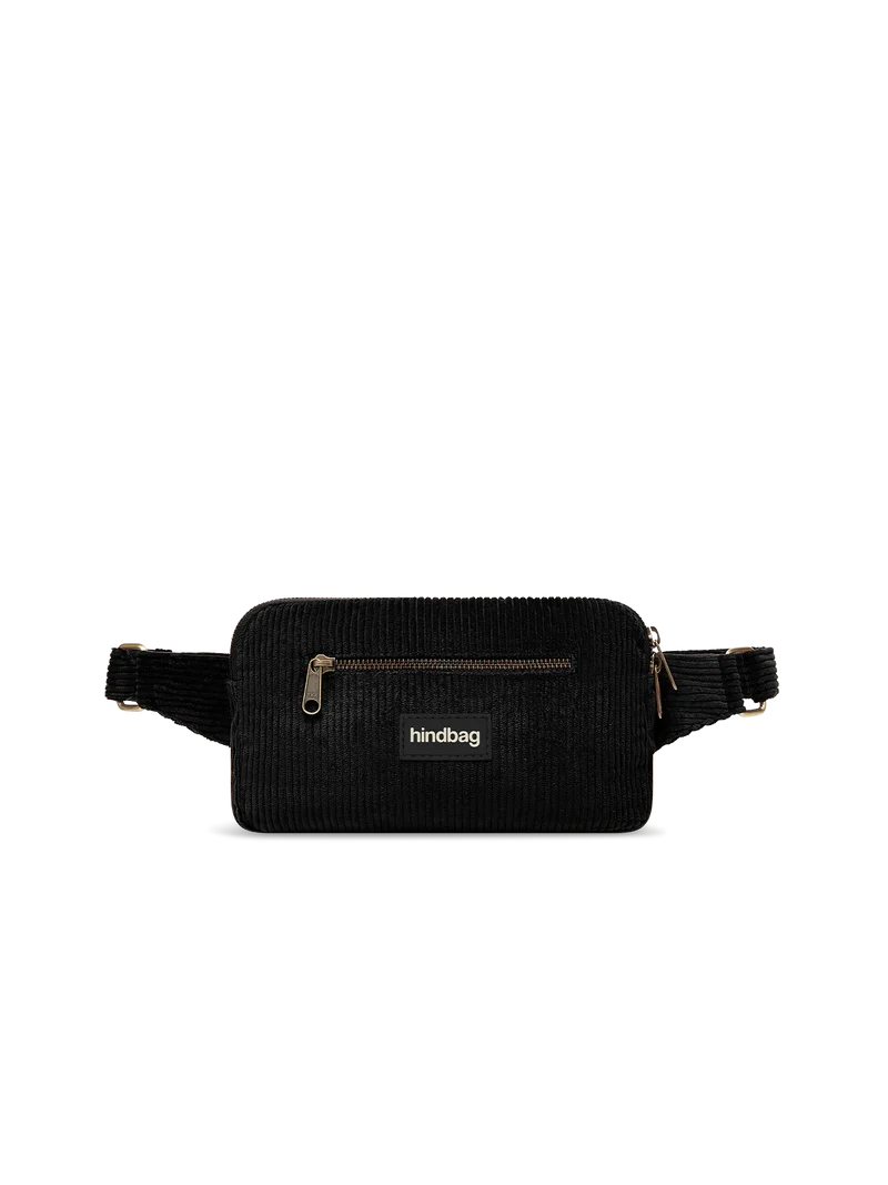 Sac banane Harry - Velours noir