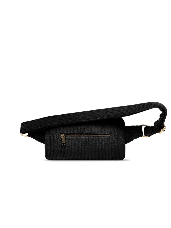 Sac banane Harry - Velours noir