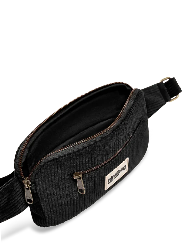 Sac banane Harry - Velours noir