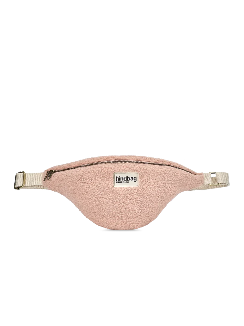 Sac banane Olivia - Teddy rose poudré