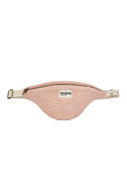 Sac banane Olivia - Teddy rose poudré