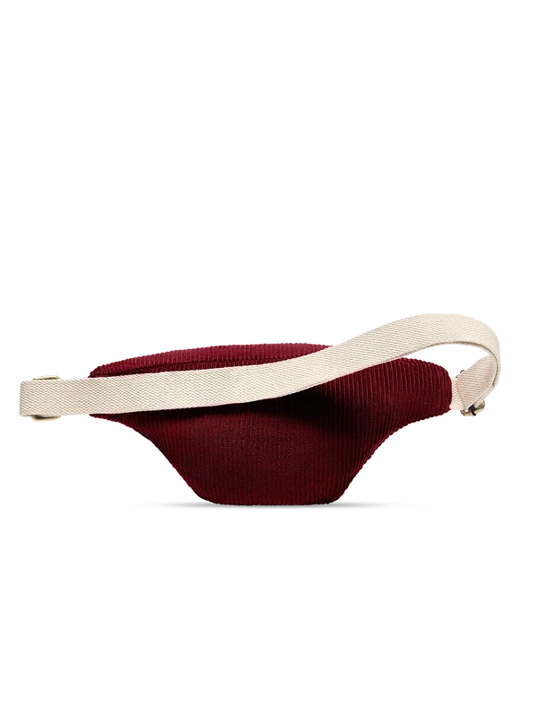 Sac banane Olivia - Velours bordeaux