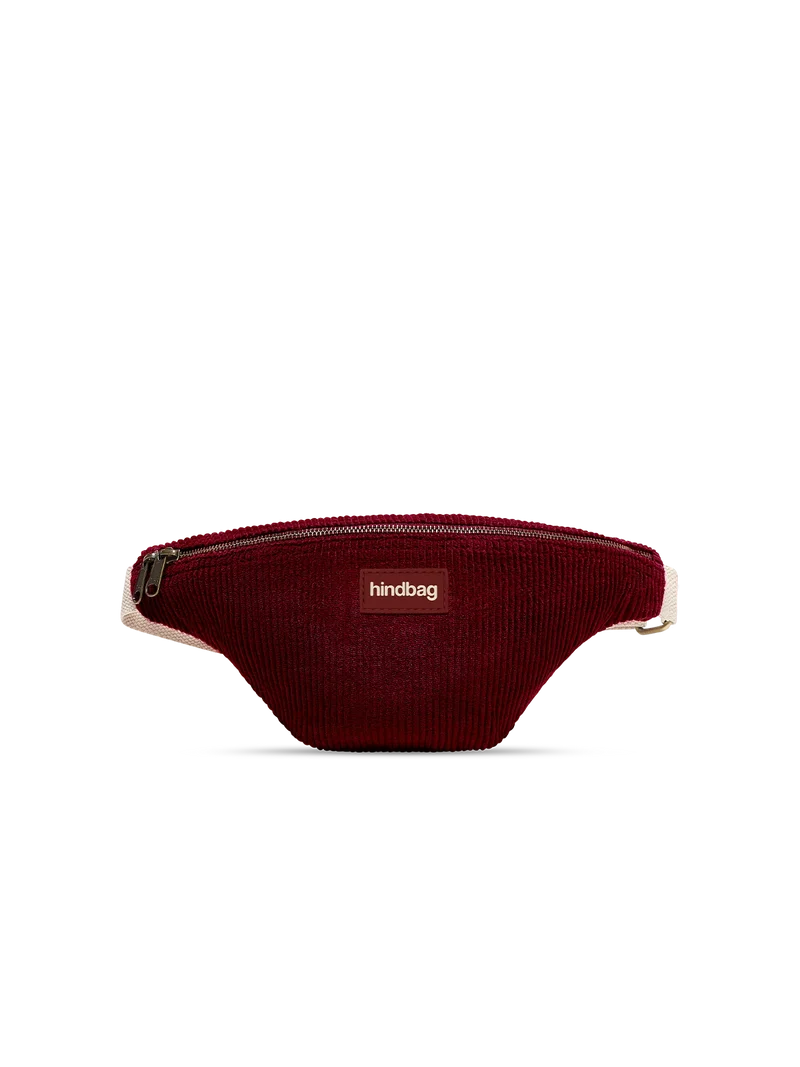 Sac banane Olivia - Velours bordeaux