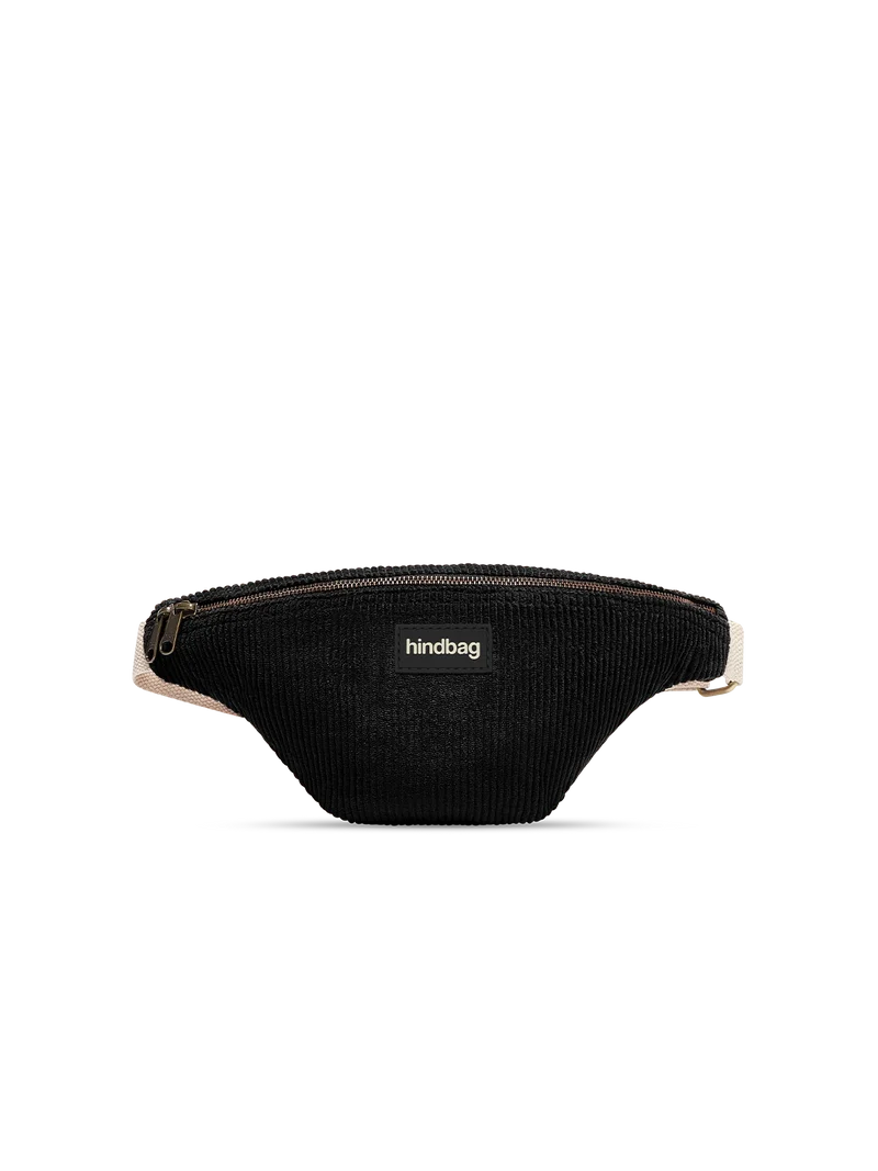 Sac banane Olivia - Velours noir