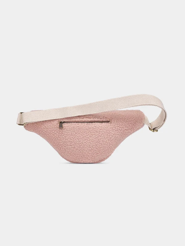 Sac banane Sasha - Teddy rose poudré