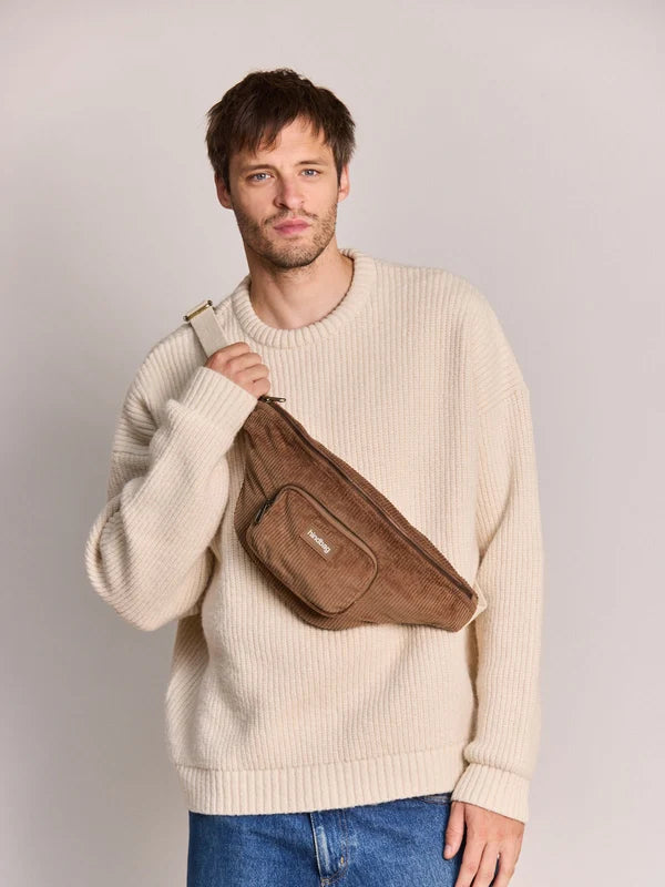 Sac banane XL Sofia - Velours macchiato