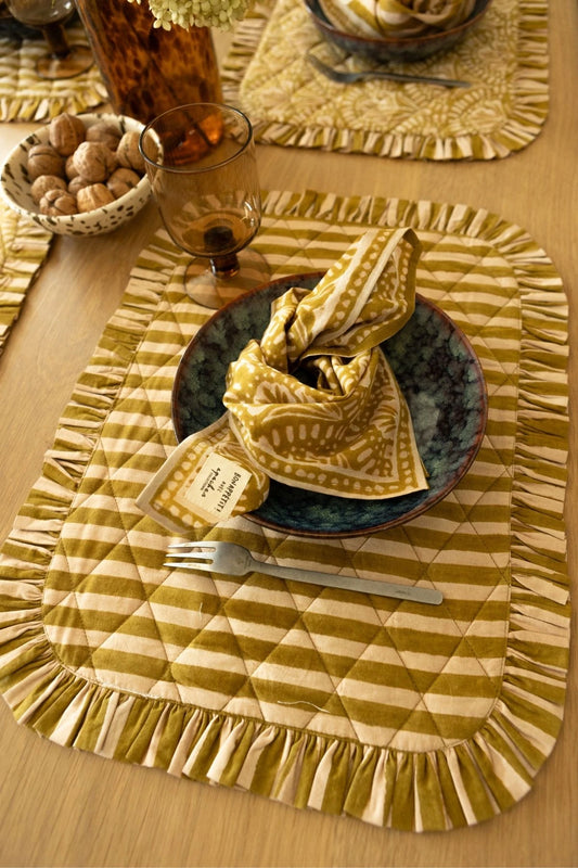 Serviette de table Biriani - Lys tobacco