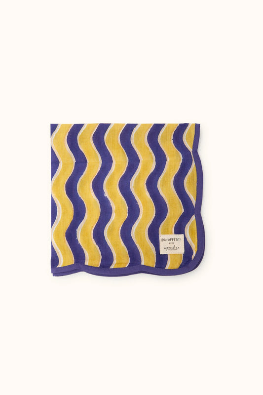 Serviette de table Mita - Waves mango