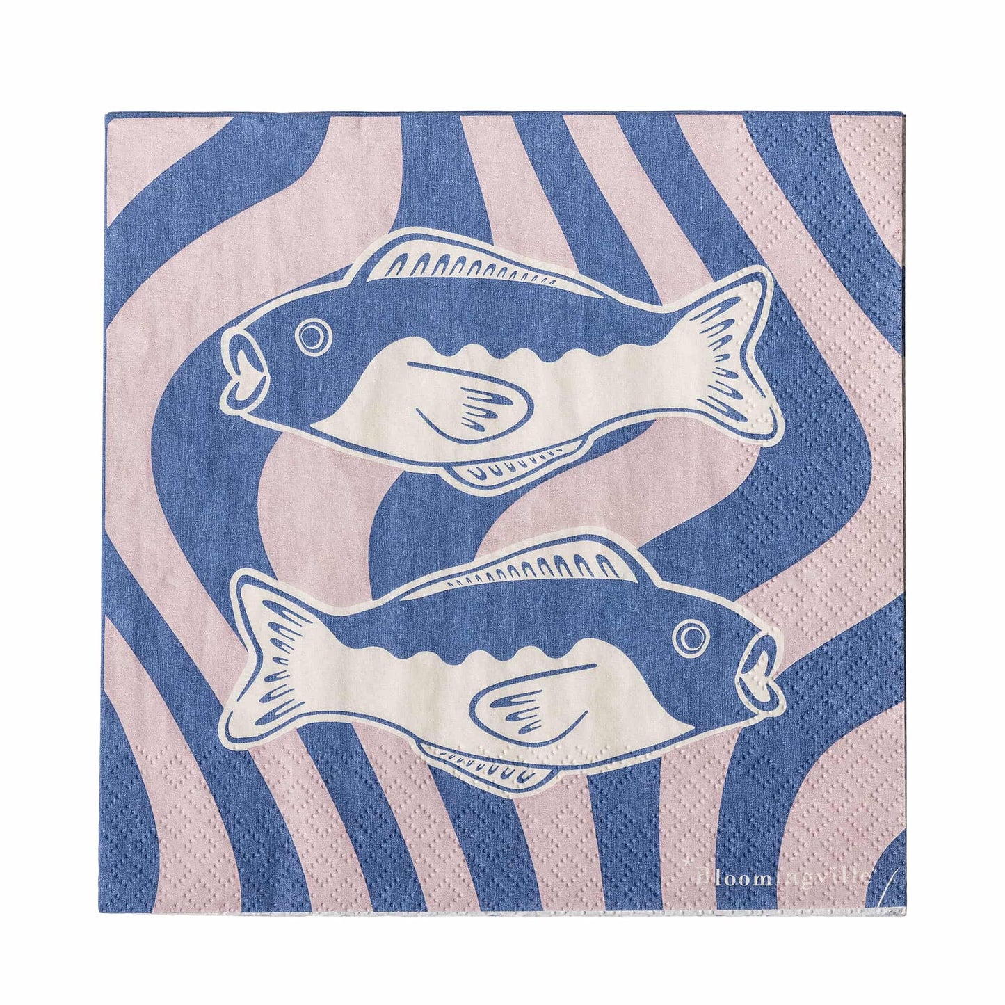 Serviettes en papier Remy - Bleu — Bloomingville , Lyon