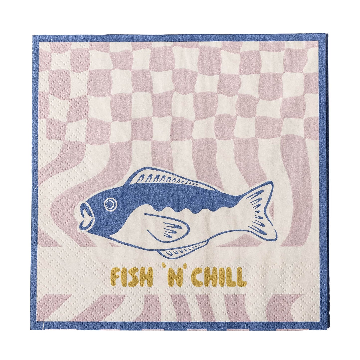 Serviettes en papier Remy - Bleu — Bloomingville , Lyon