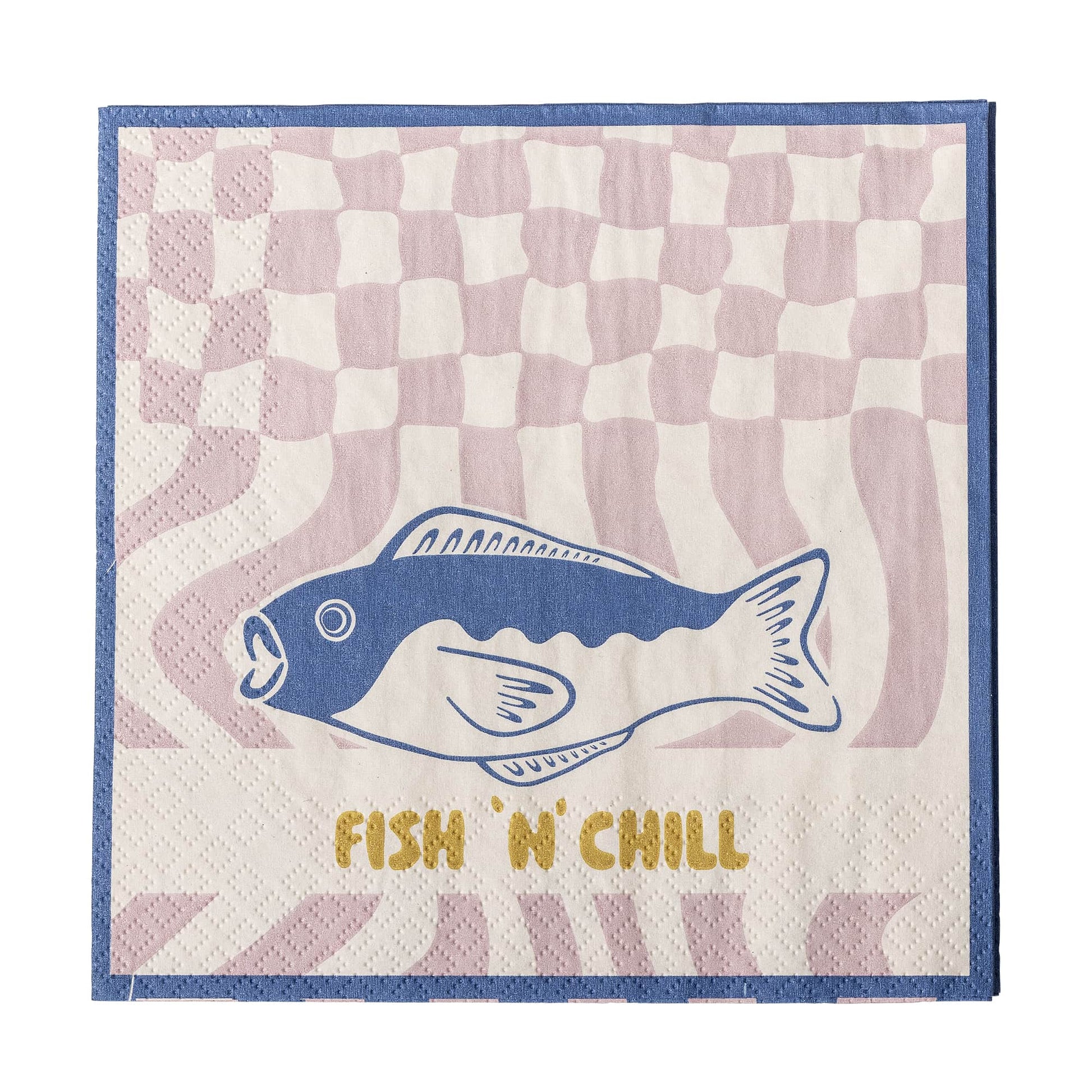 Serviettes en papier Remy - Bleu — Bloomingville , Lyon