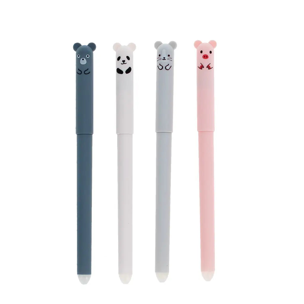 Lot de 4 stylos gel effaçables - Medley
