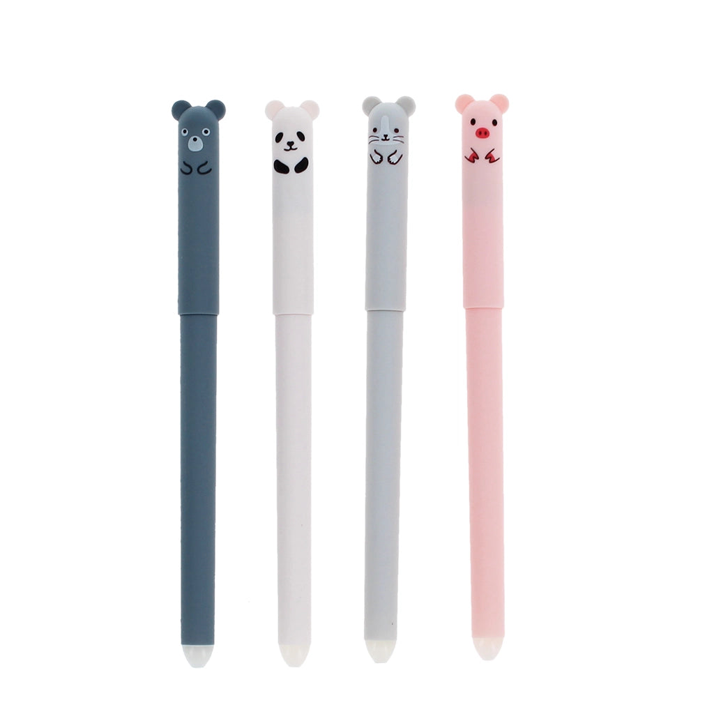 Lot de 4 stylos gel effaçables - Medley