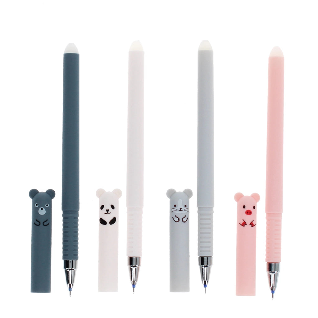 Lot de 4 stylos gel effaçables - Medley