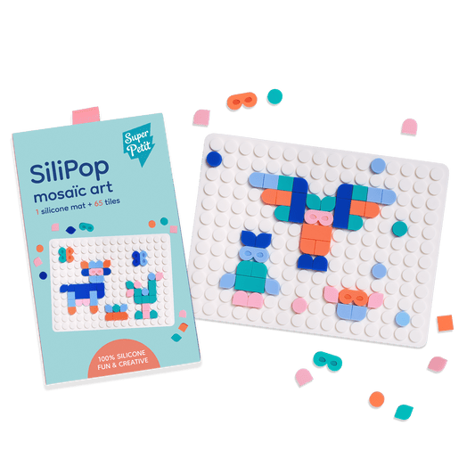 Silipop mosaïque à clipser - Blanc