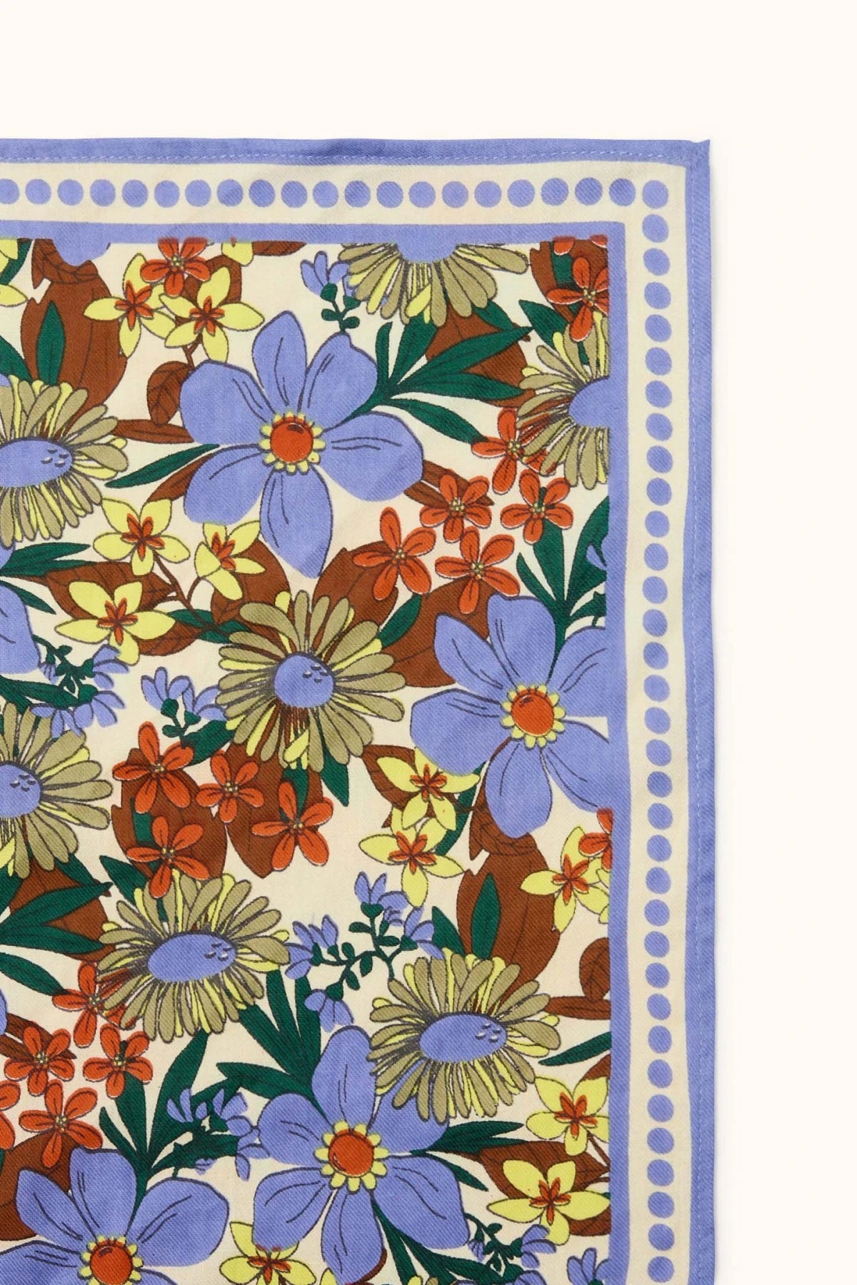 Small foulard Manika - Bouquet iris