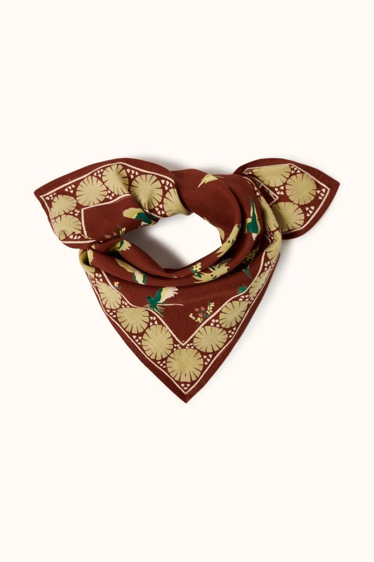 Small foulard Manika - Cerisier sierra