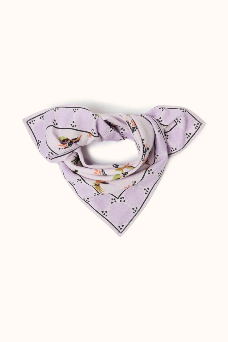 Small foulard Manika - Cerisier lilas