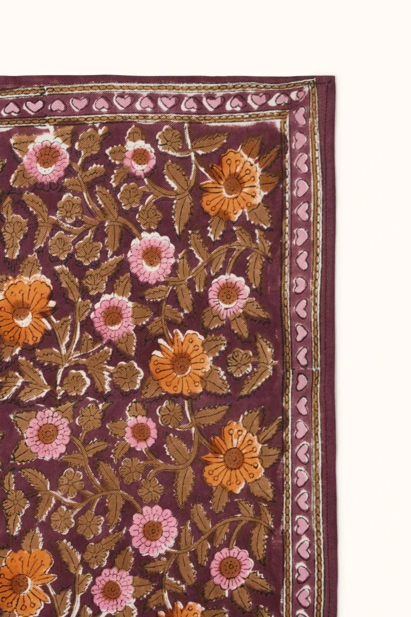 Small foulard Manika - Coeur truffe