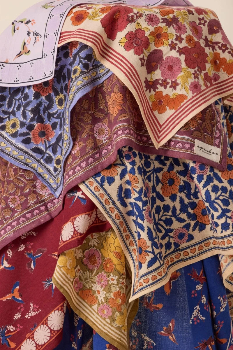 Small foulard Manika - Joy dahlia