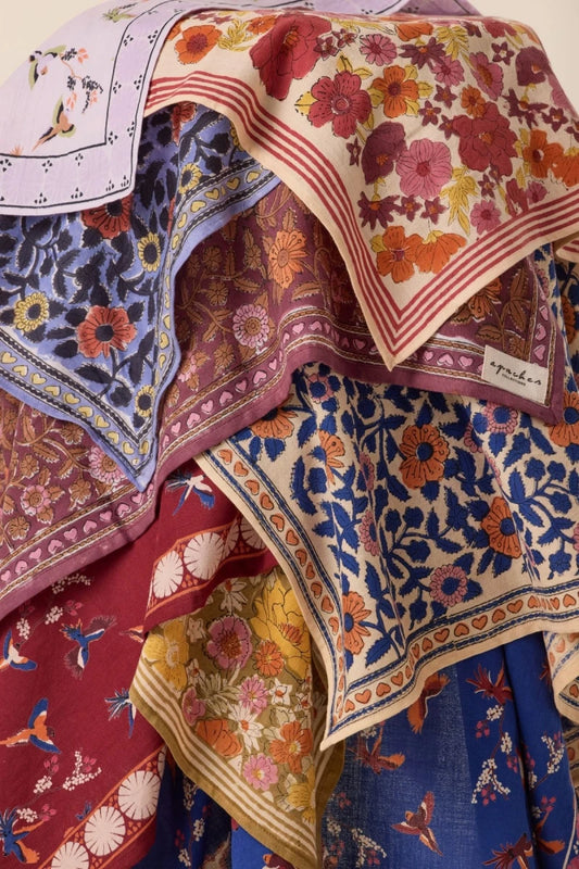 Small foulard Manika - Joy dahlia