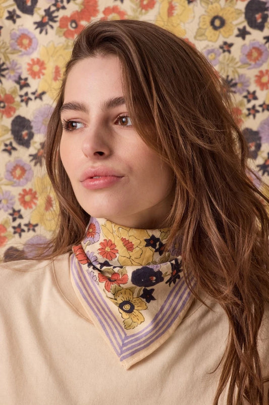 Small foulard Manika - Joy iris