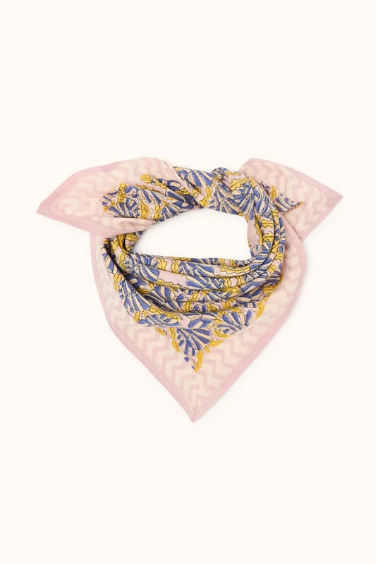 Small foulard Manika - Molly Lilas — Apaches collections , Lyon
