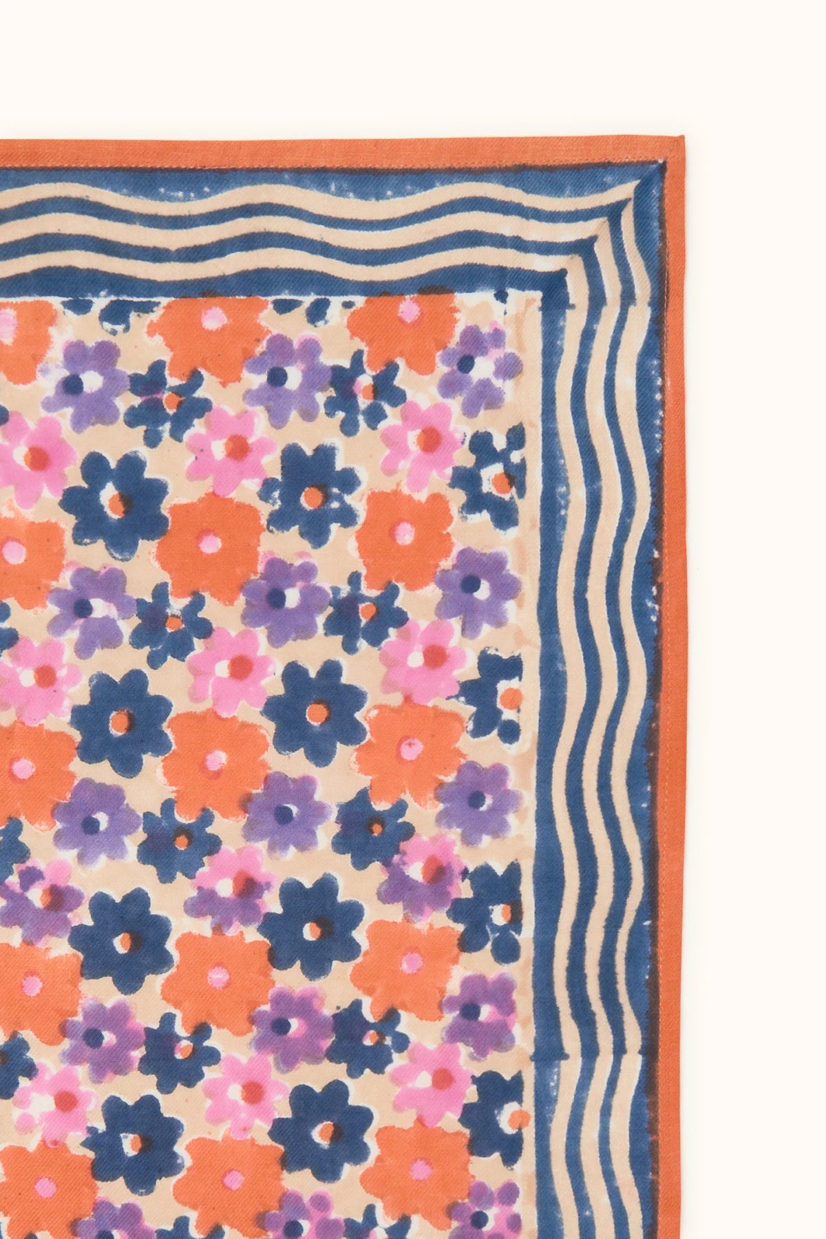 Small foulard Manika - Pâquerette macadamia