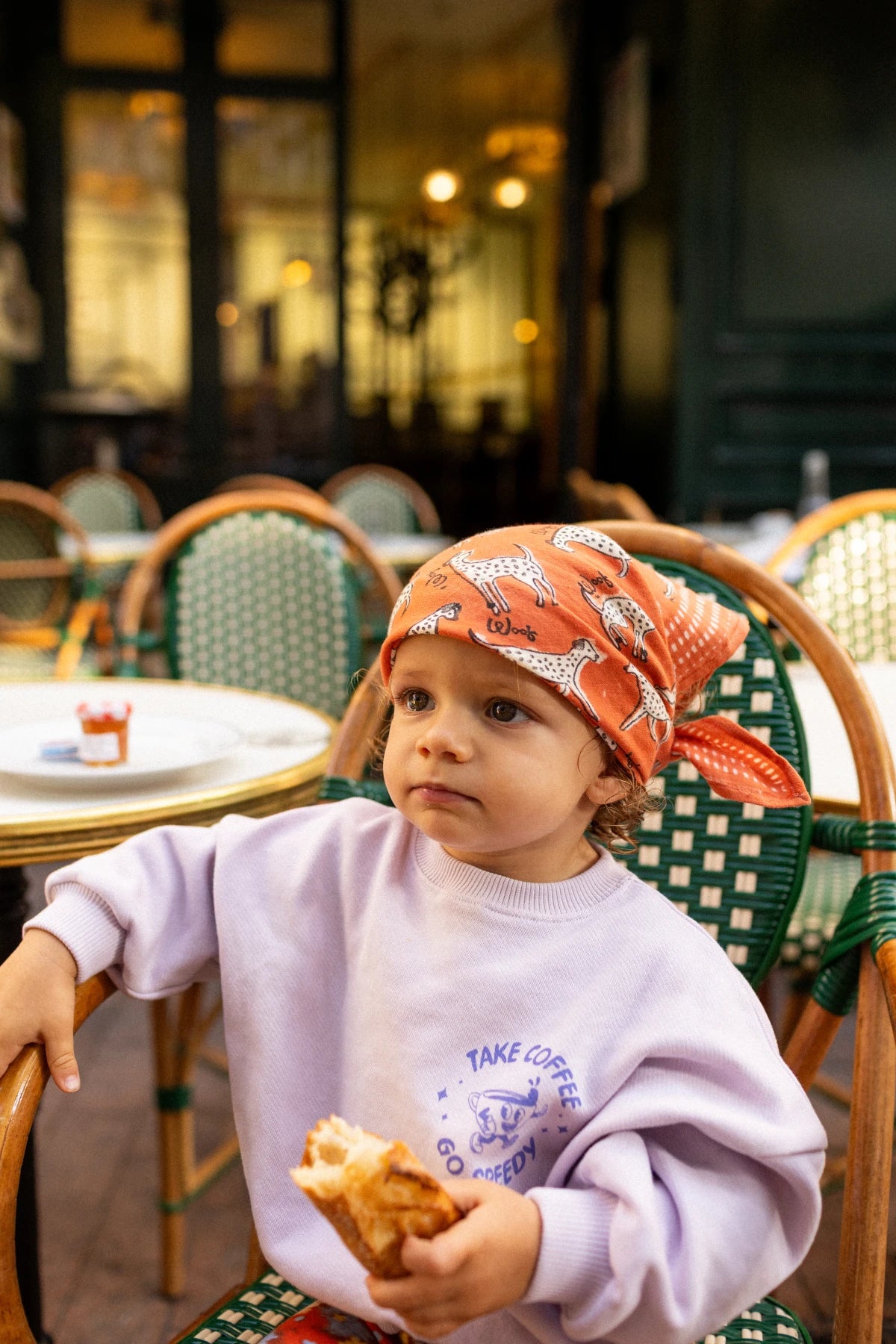 Small foulard Manika - Pongo colorado