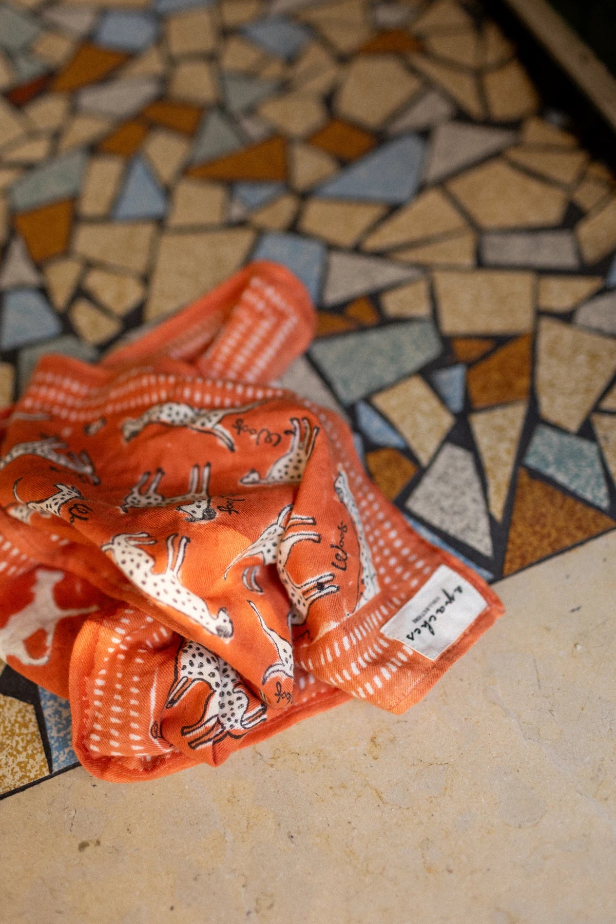 Small foulard Manika - Pongo colorado