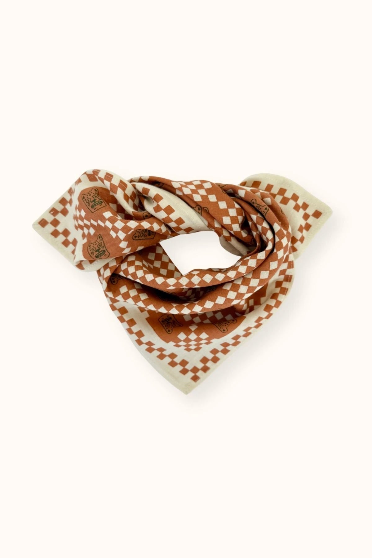 Small foulard Manika - Tigro rust