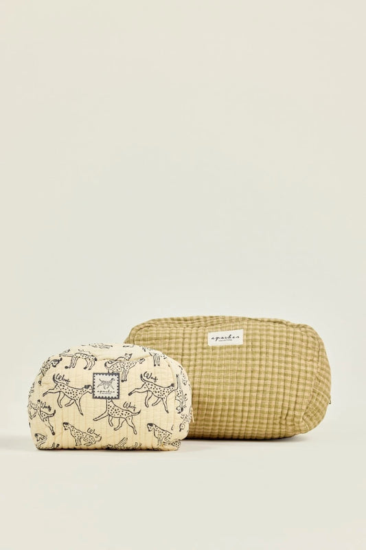 Petite trousse Gaya - Pongo macadamia — Apaches collections , Lyon